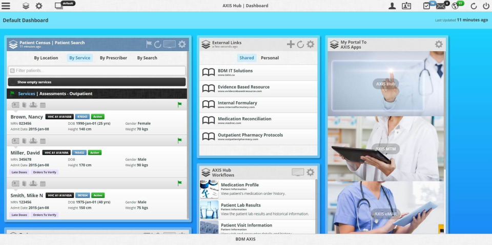 screenshot of BDM Software Suite